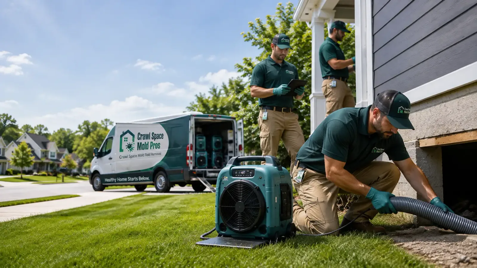 Crawl Space Mold Removal in Bergenfield, NJ